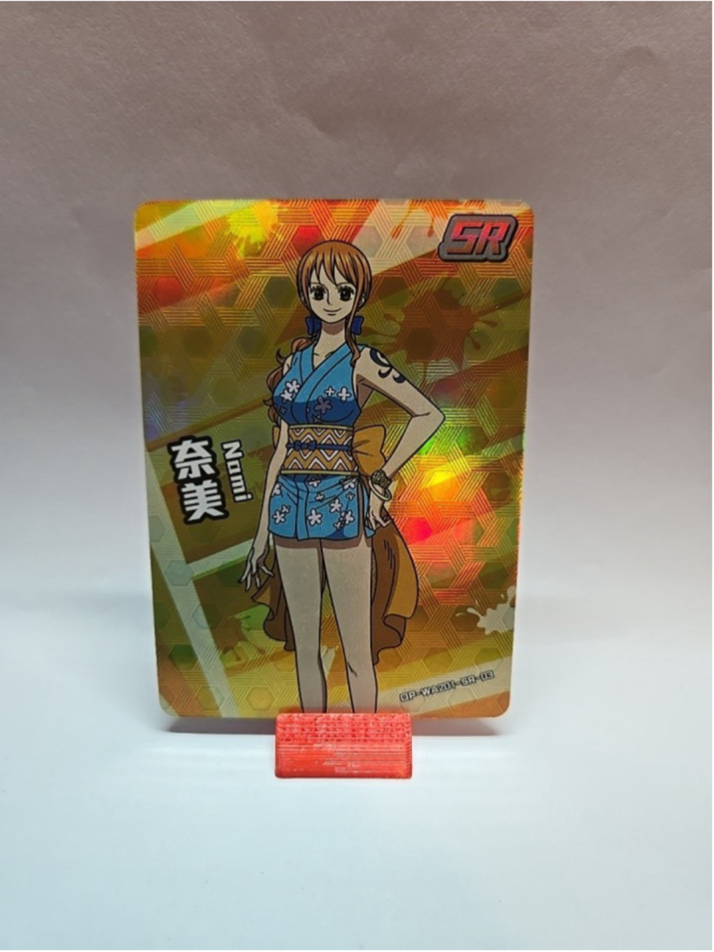 🔥OnePiece Trading Card NAMI SUPER RARE OP-WA201-SR-03🔥